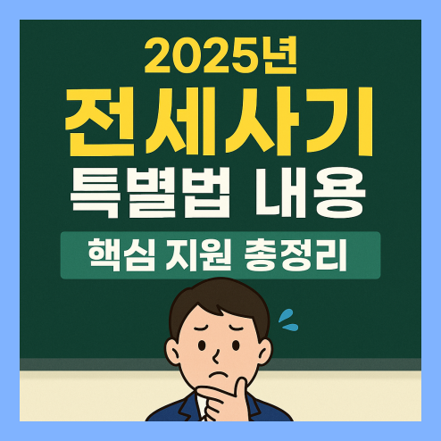 전세사기 특별법 내용 핵심 지원 총정리