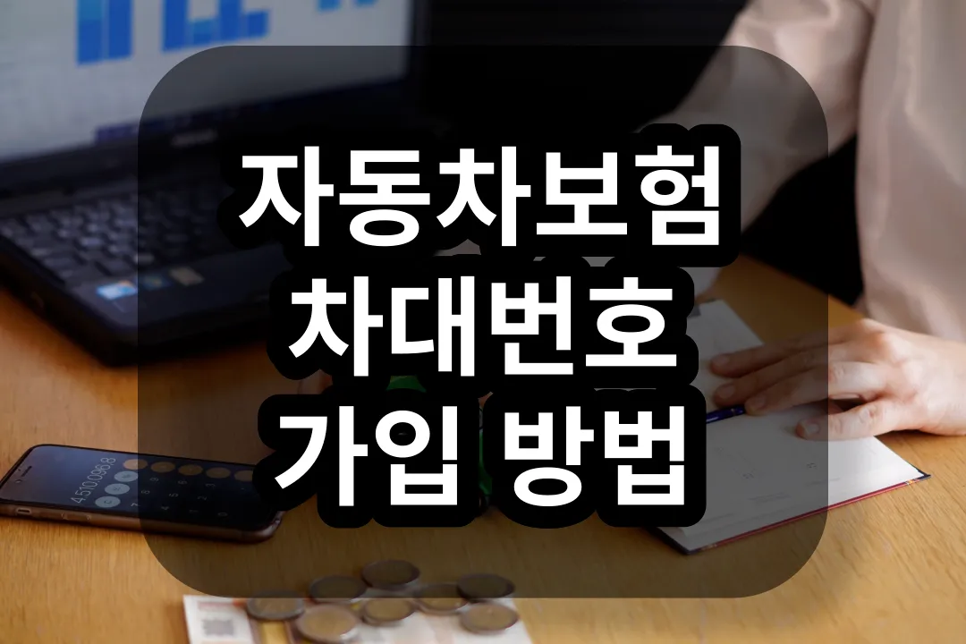 자동차보험 차대번호 가입
