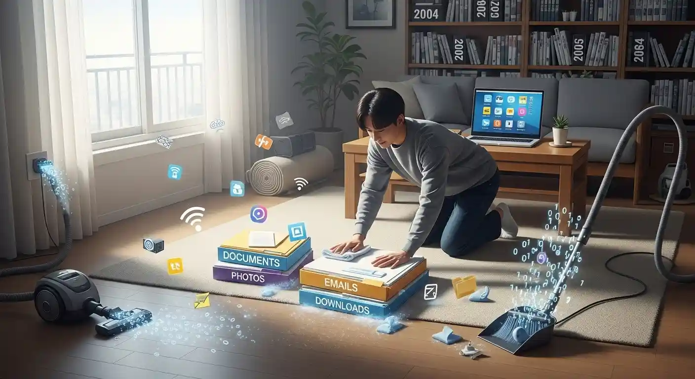 <img src="organizing_personal_data_like_cleaning_a_room.webp" alt="디지털 정보를 정리하는 과정을 방 청소처럼 표현한 이미지 입니다">