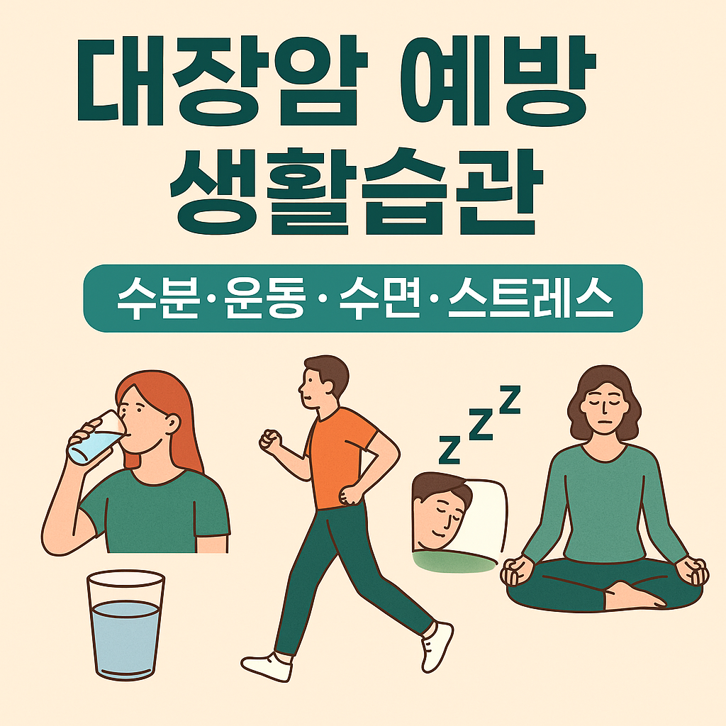 대장암 예방 생활습관