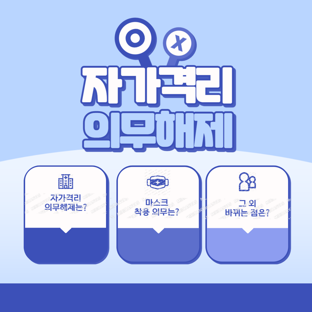 코로나 격리해제