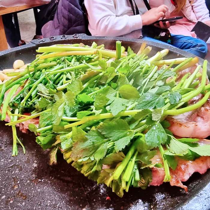 생방송 오늘저녁 김포 미나리삼겹살 맛집