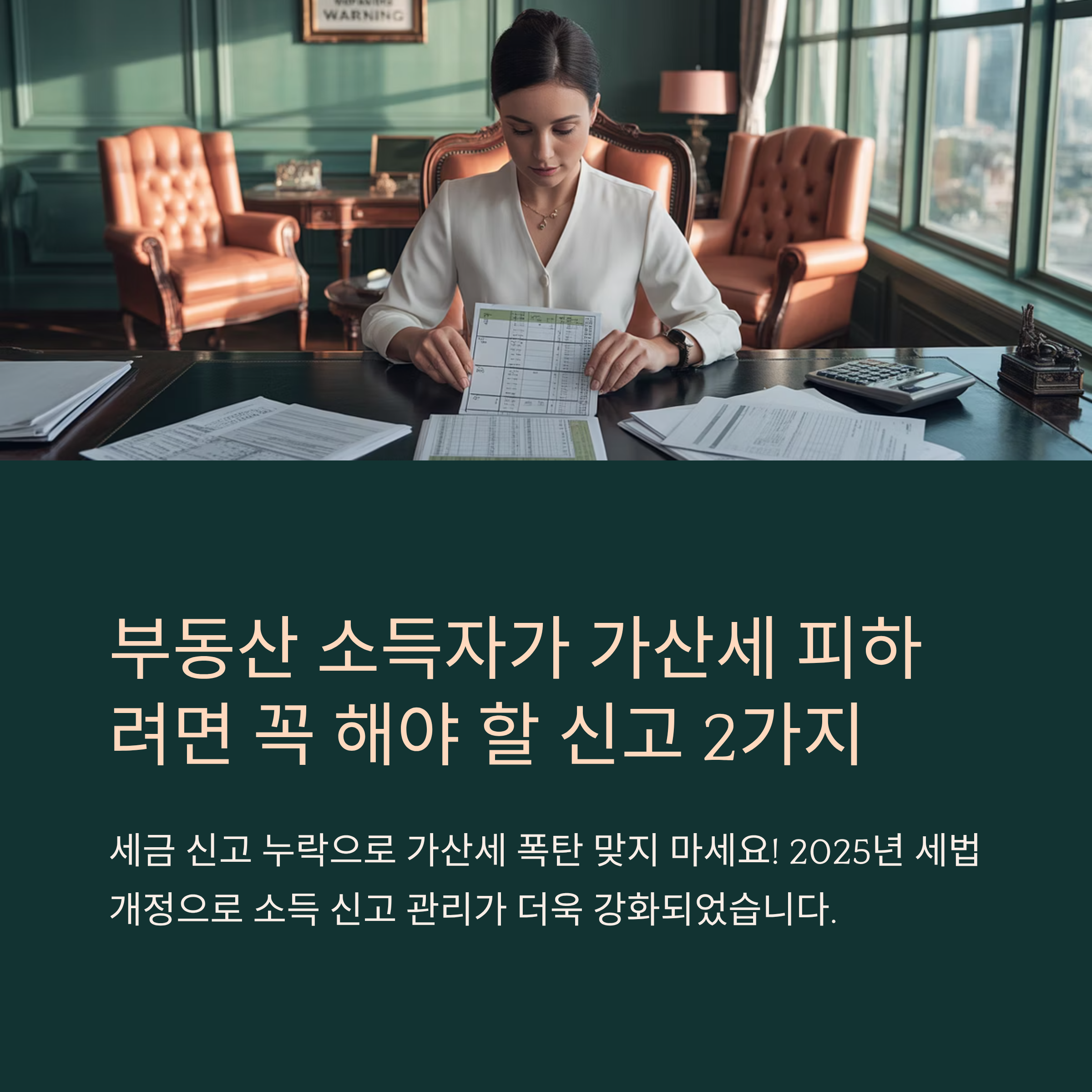 부동산 소득자가 가산세 피하려면 꼭 해야 할 신고 2가지