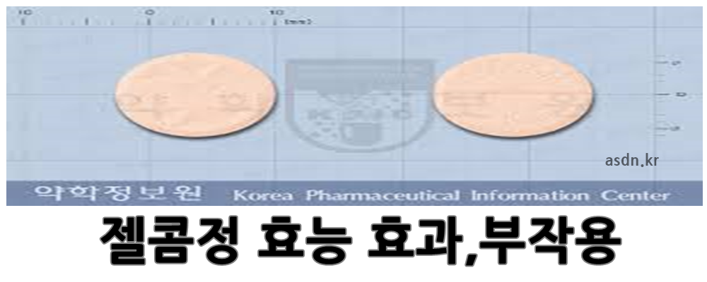 젤콤정 효능 효과,성분,가격,부작용 총정리