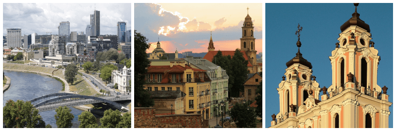 빌뉴스 풍경 사진 3개