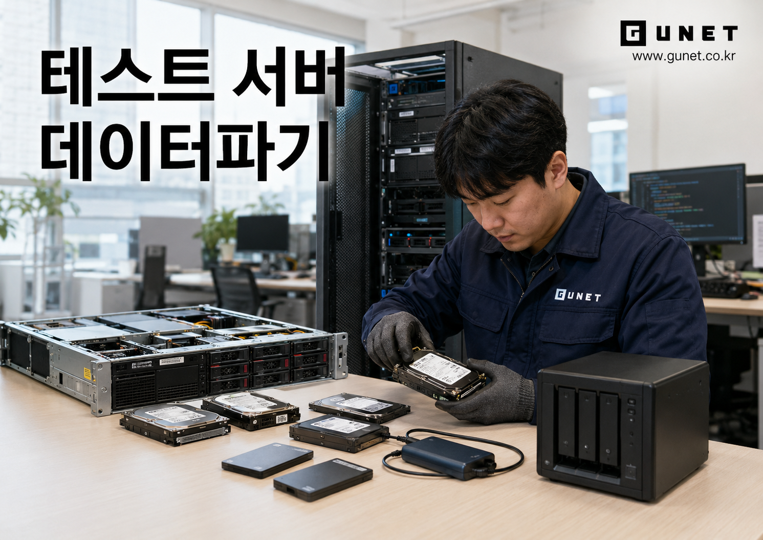 분당 판교 개발사 테스트 서버 데이터파기 전 소스자료 DB백업 인증키가 남은 저장장치를 확인하는 현장