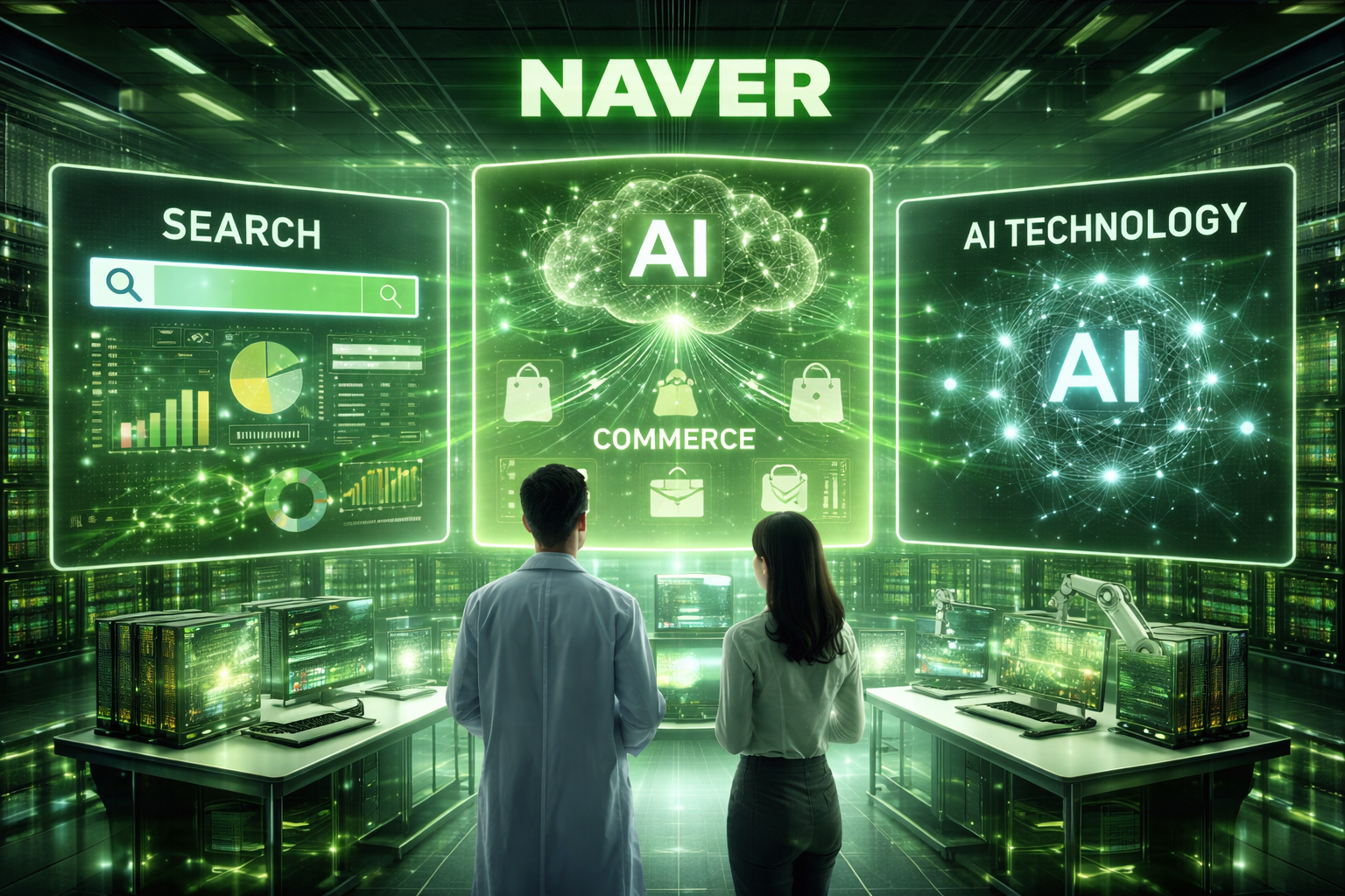 국내 AI 대장주 네이버 인공지능 기술 이미지