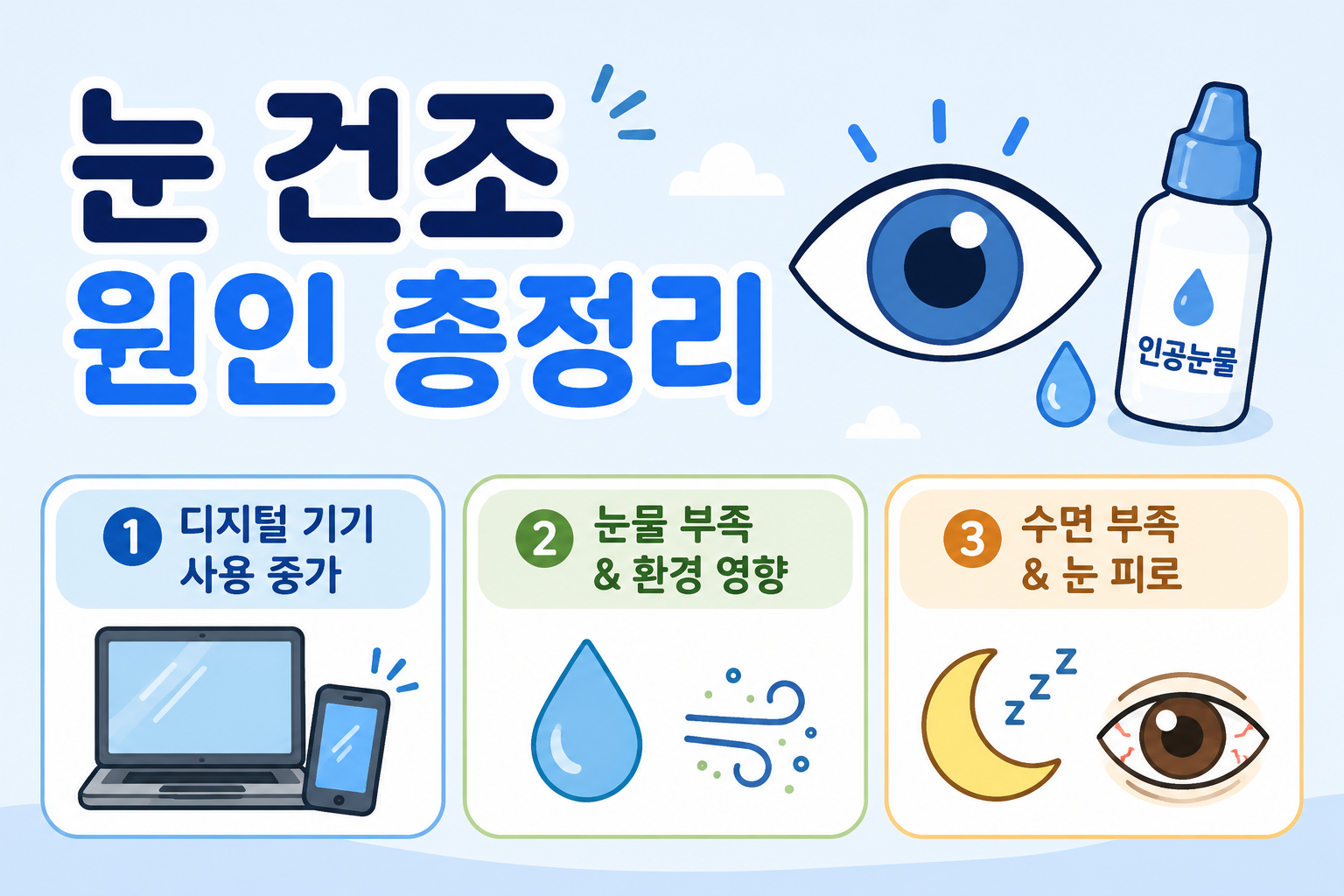 눈 건조 원인 총정리 -사진-