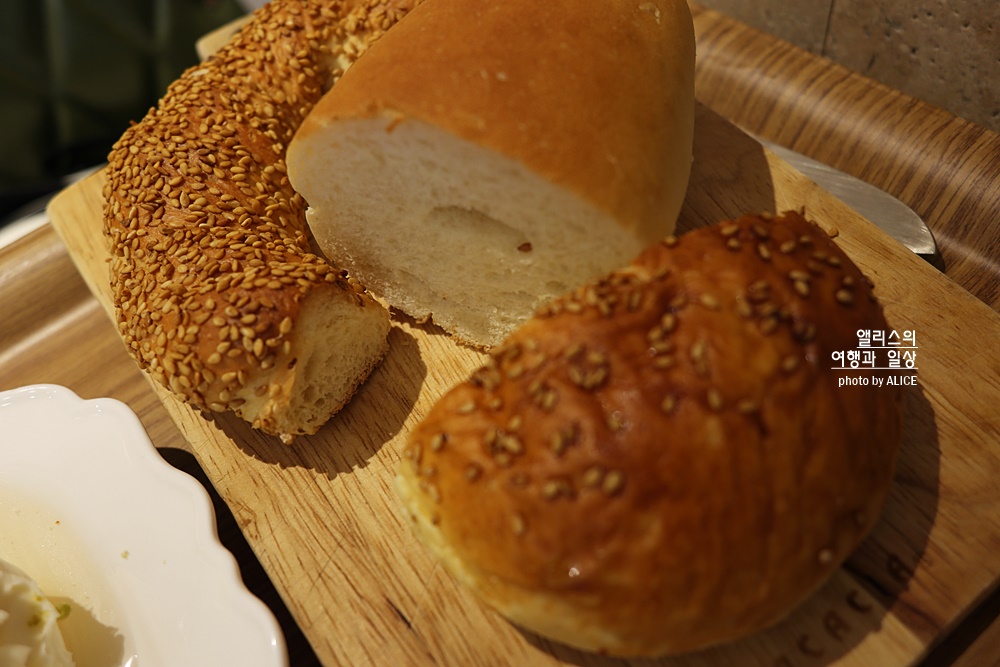 서울 이태원 카이막, 케르반 베이커리 (튀르키예 디저트, 베이커리)에서 카이막 1인 세트