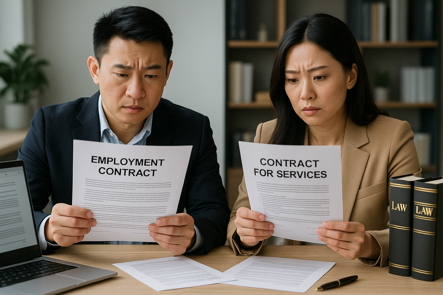 고용계약과 업무 위촉계약 비교