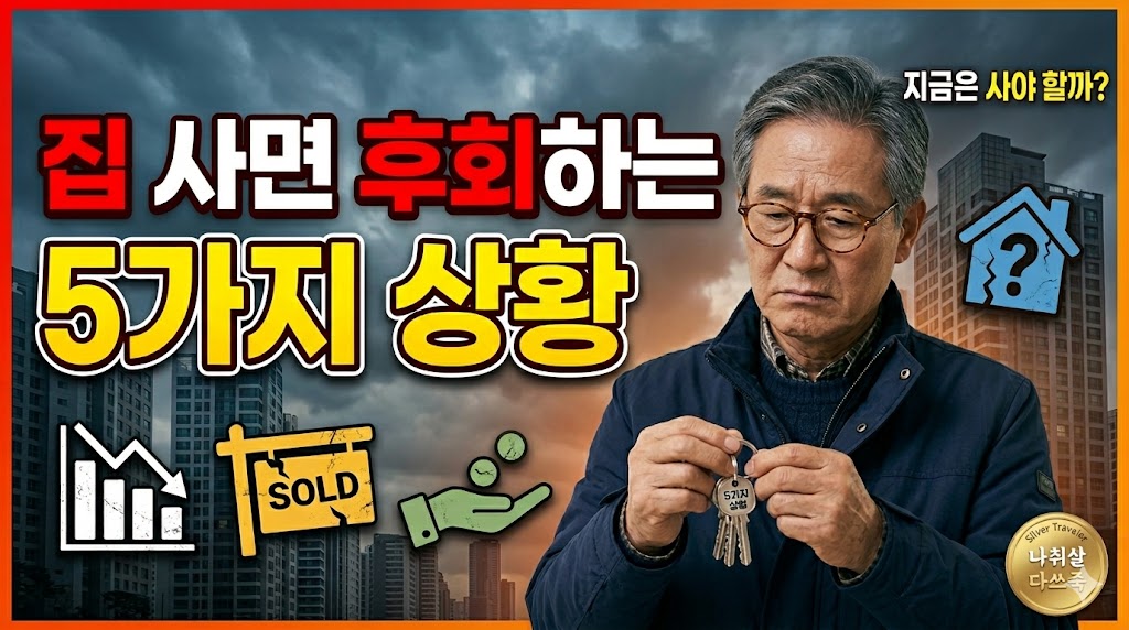 집 사면 후회하는 5가지 상황 부동산 매수 타이밍 썸네일
