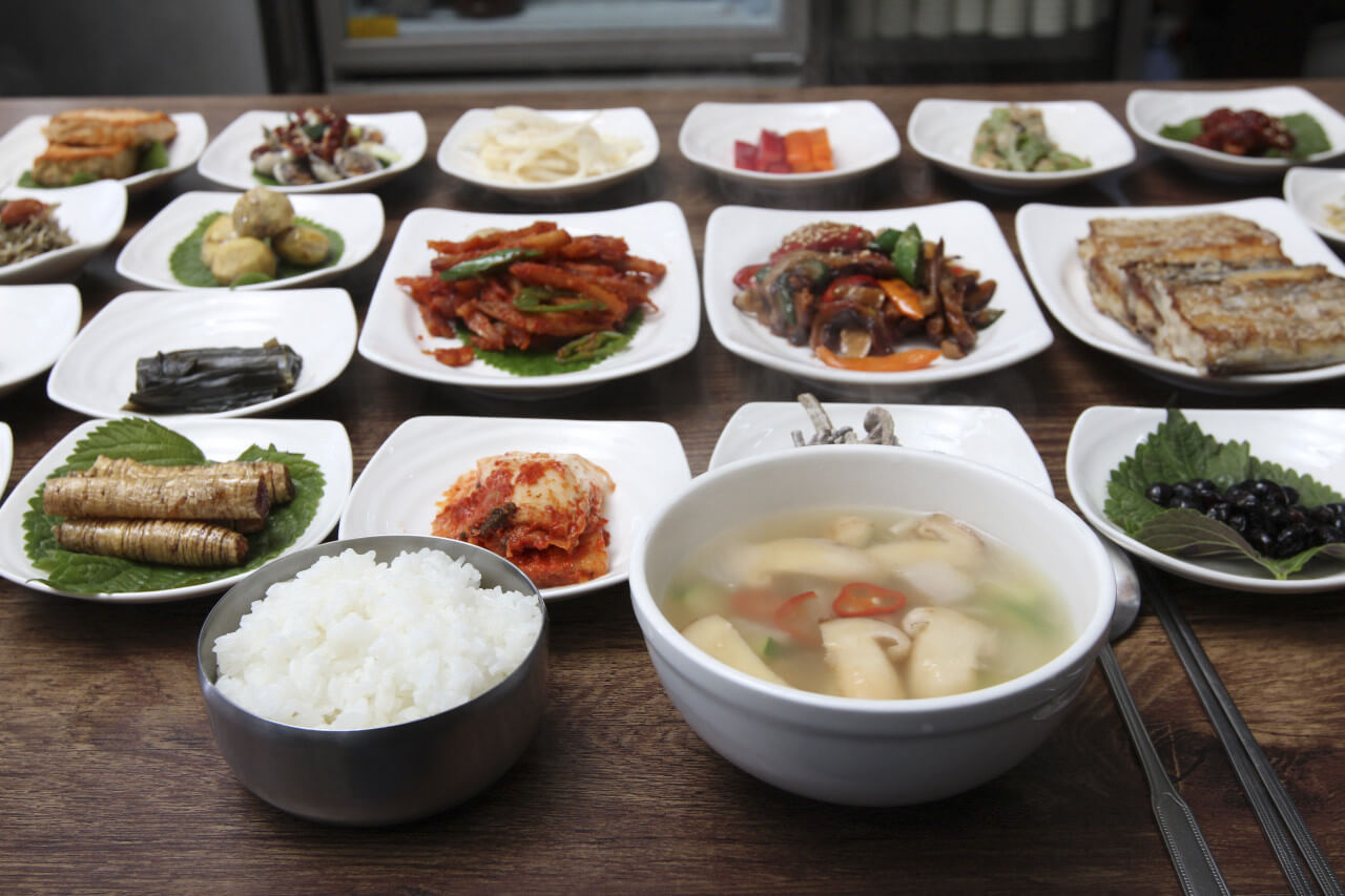 6시 내고향 경남 합천 가야면 산채 밥상 맛집 삼일식당