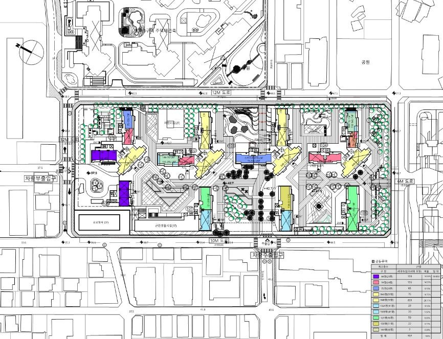 방배 아크로 리츠 카운티 배치도