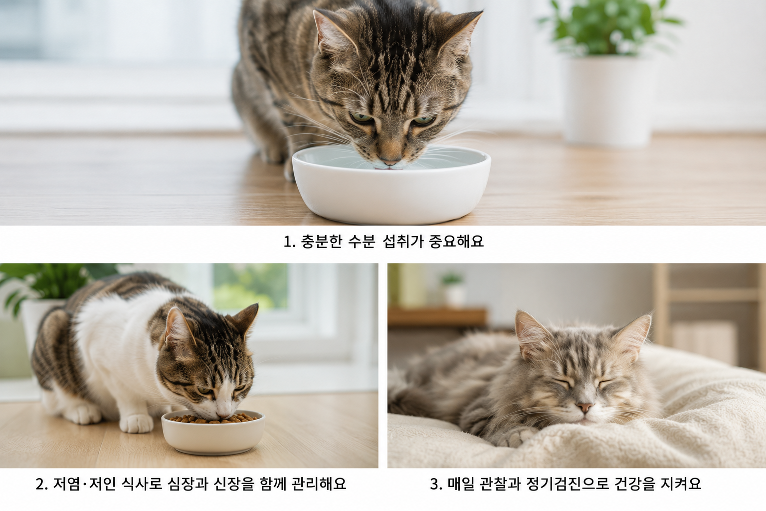고양이 신부전과 심부전 의심 상태를 함께 돌보며 배운 것