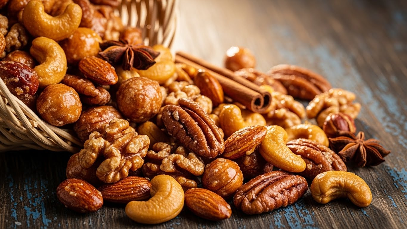 검은콩견과류조림