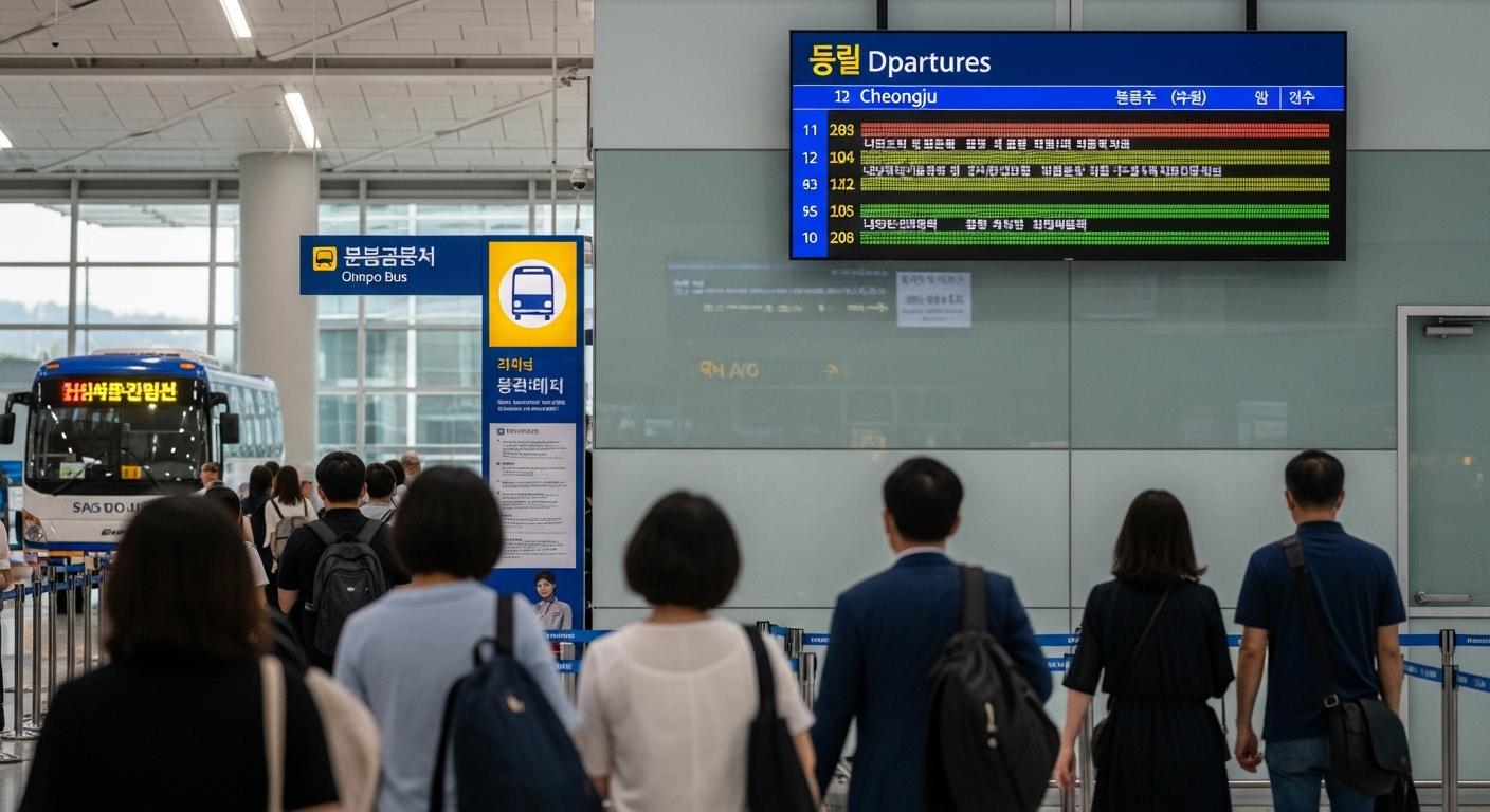 김포공항 청주 버스 시간표