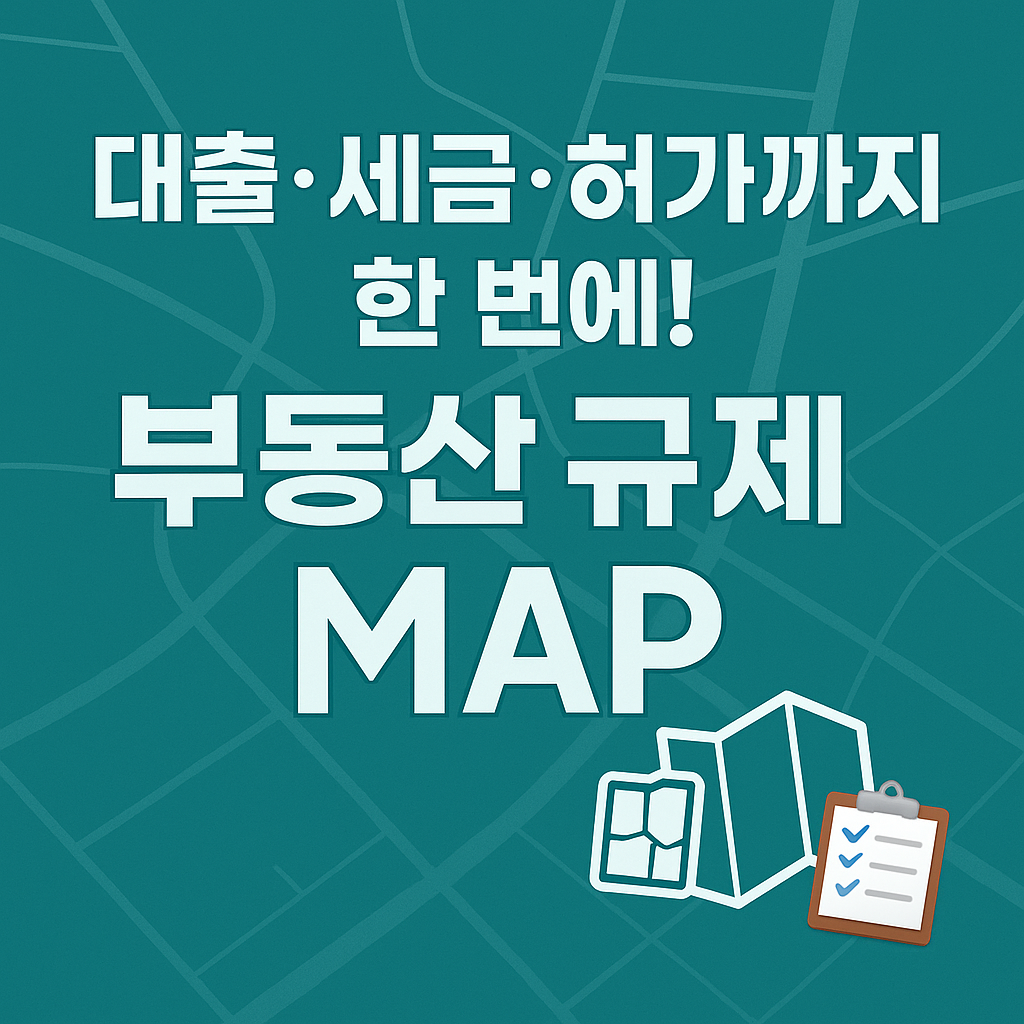 부동산 투자 전 필수 확인 항목인 규제지역&middot;허가제도 체크리스트 요약 이미지