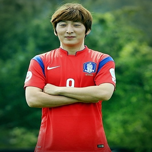 박은선 추구선수 올림픽 대표팀 유니폼 입은 사진 