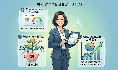 미국 생활에서 금융관리가 안정적인 유지와 장기적 생존을 위한 필수 조건