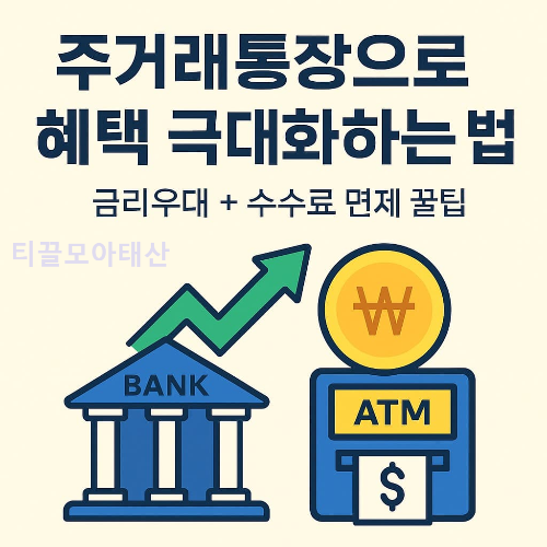 주거래통장으로 혜택 극대화 하는 법