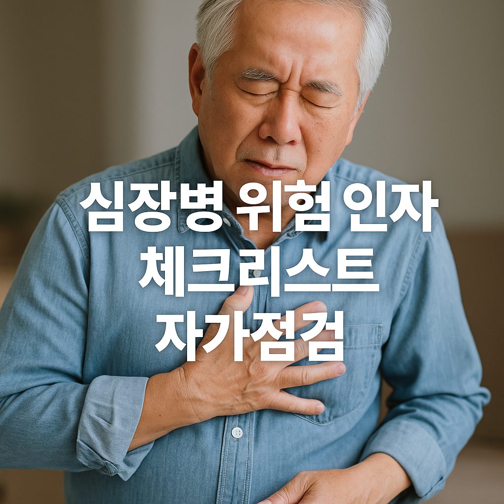 2025 심장병 위험 인자 체크리스트, 지금 바로 점검하세요!