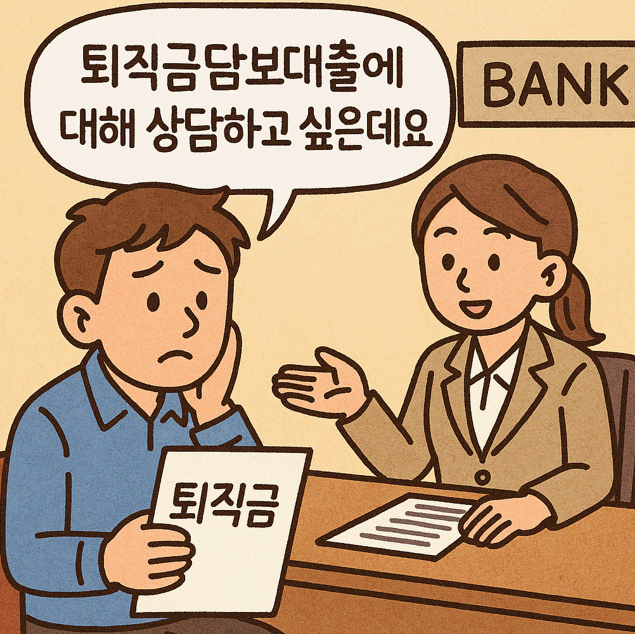 퇴직금담보대출 어디서 신청하나요?