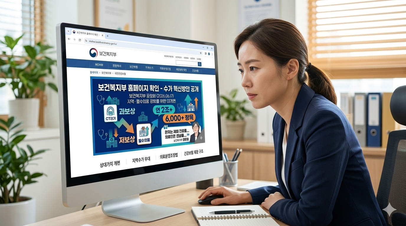 내 진료비 달라진다?응급실·소아과 진료비 바뀔까?2026년 건강보험 수가 혁신이 가져올 변화 관련사진