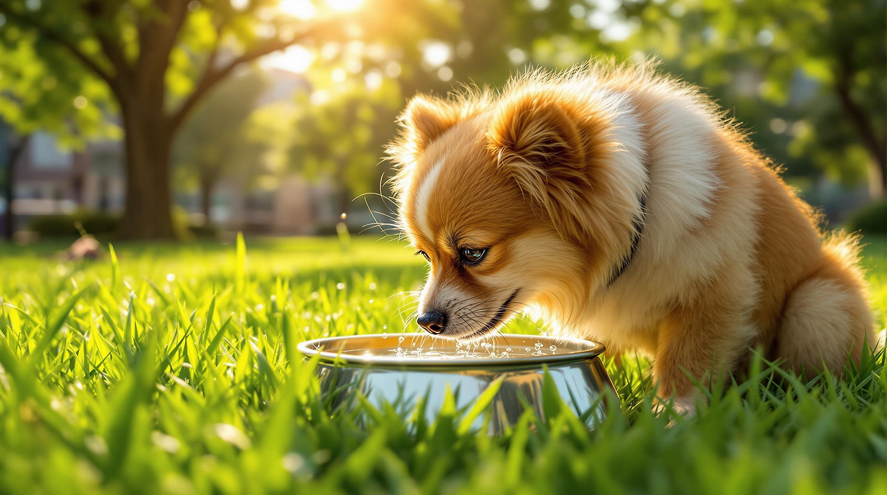 강아지하루물섭취량