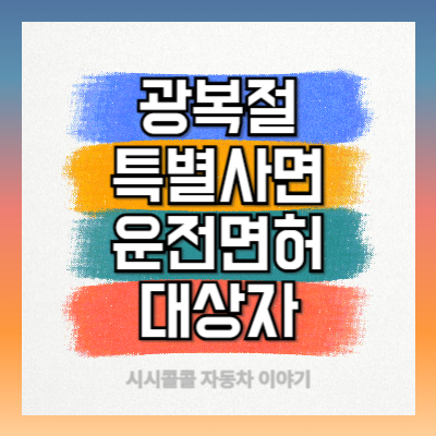 광복절-특별사면-운전면허-대상자