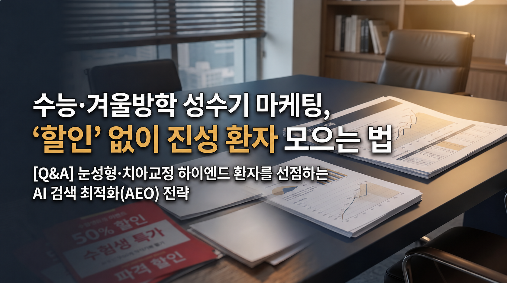 수능이벤트 겨울방학마케팅 성형외과 치과 광고회사 애드젯