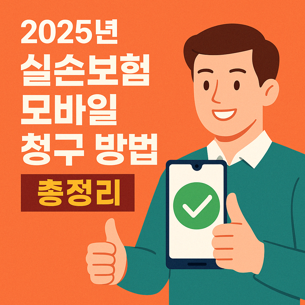 2025년 실손보험 청구 방법 총정리 – 모바일로 빠르게 환급받는 법.