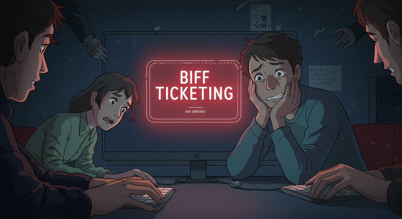 BIFF 예매 개시를 앞두고 긴장하는 관객들