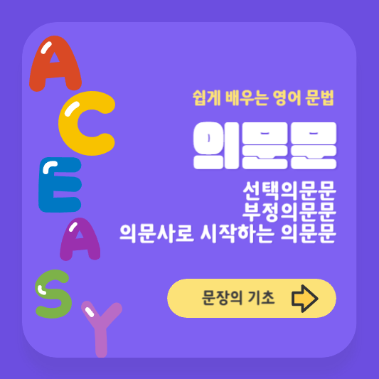 선택의문문, 부정의문문, 의문사로 시작하는 의문문