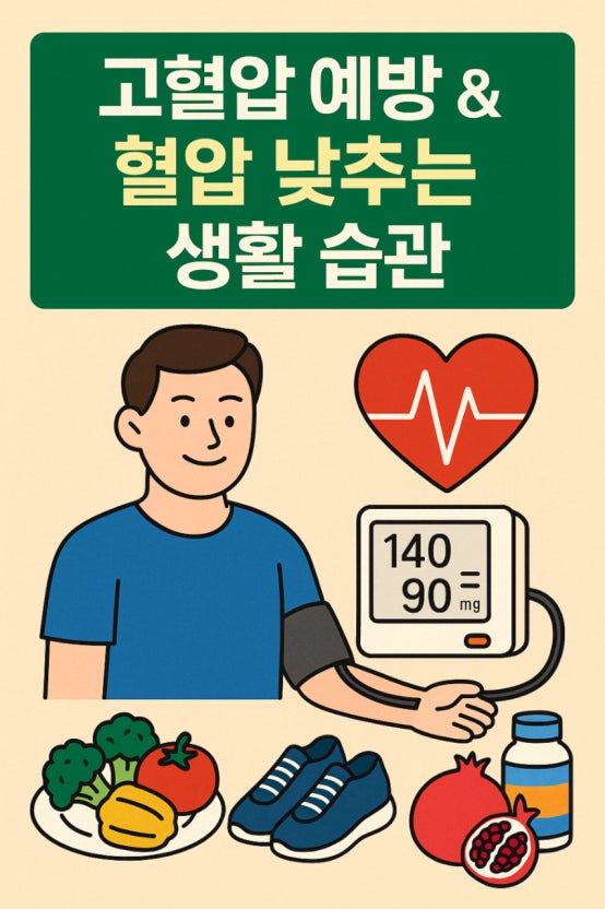 고혈압 낮추는 생활 습관 알아보기