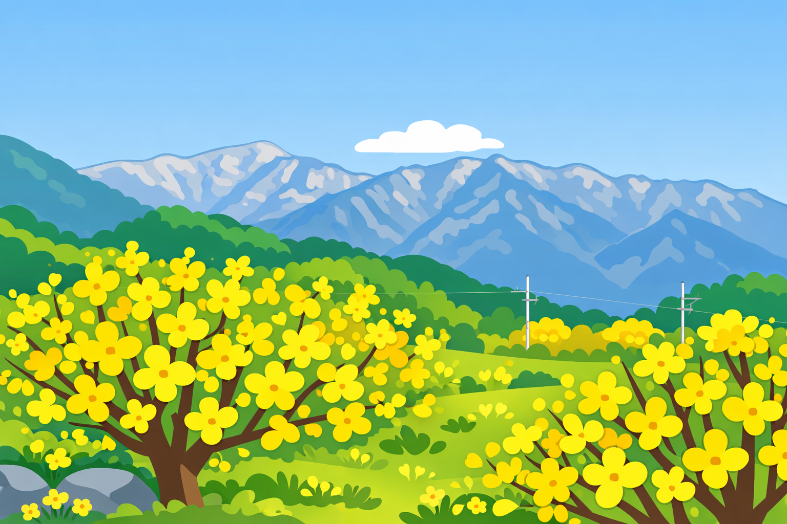 구례 산수유꽃 축제