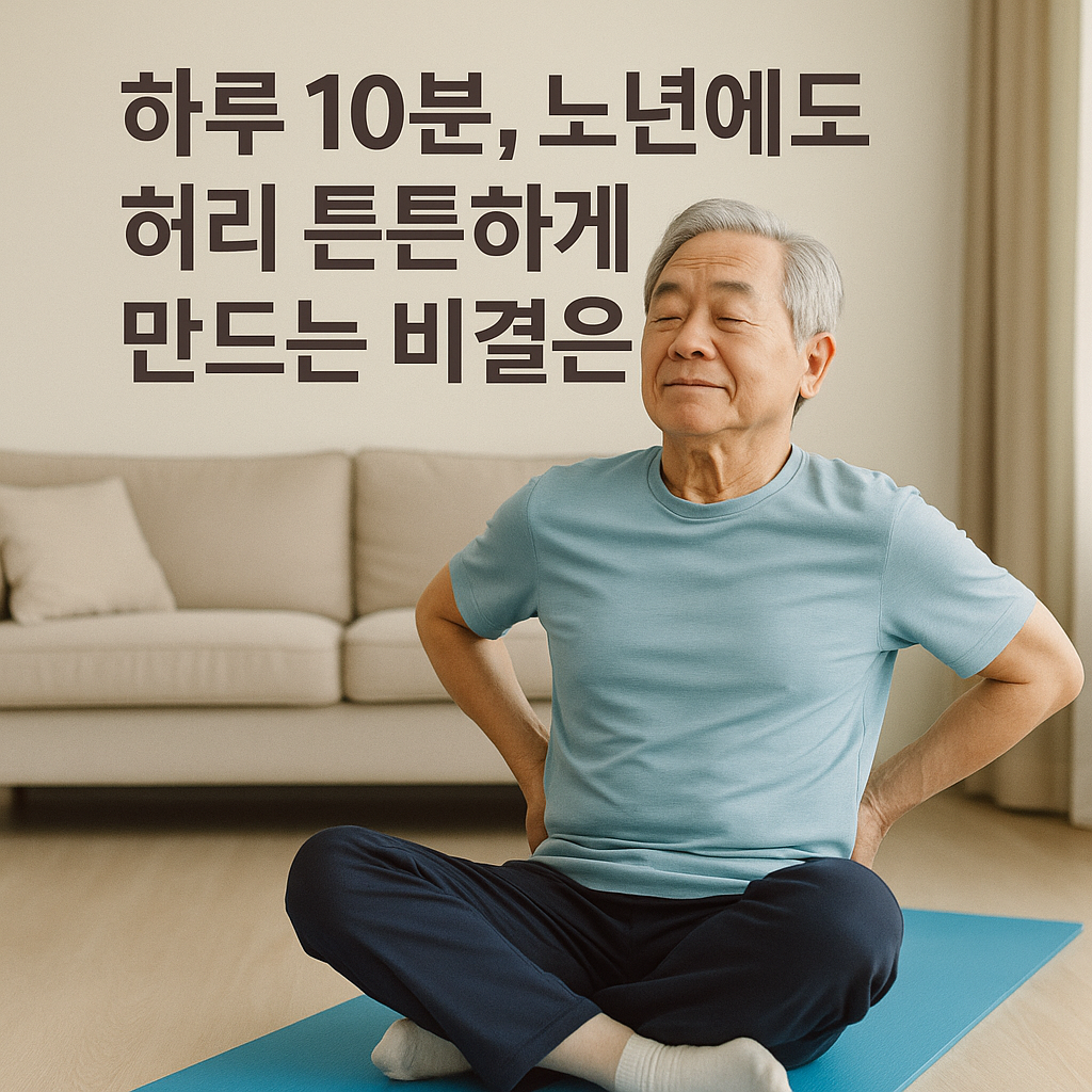 하루 10분, 노년에도 허리 튼튼하게 만드는 비결은?