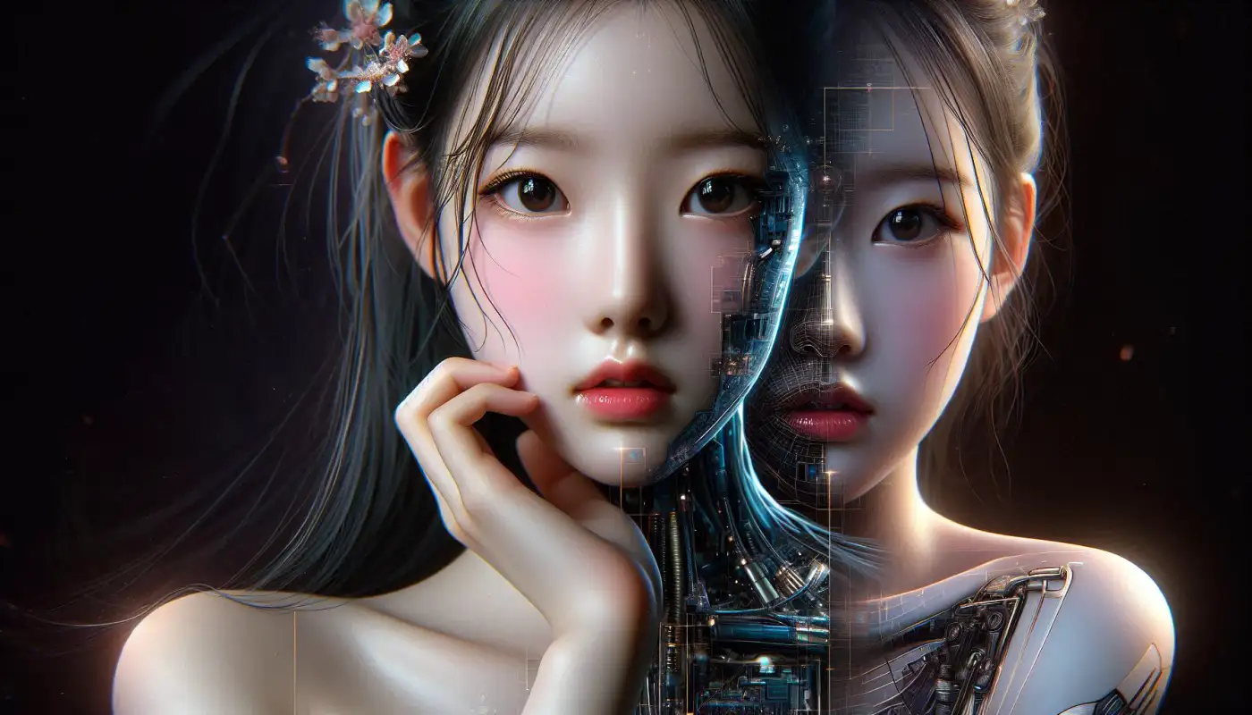 포토샵-ai-크렉-다운로드하는-여성의-모습