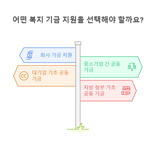 어떤 복지 기금 지원을 선택해야 할까요