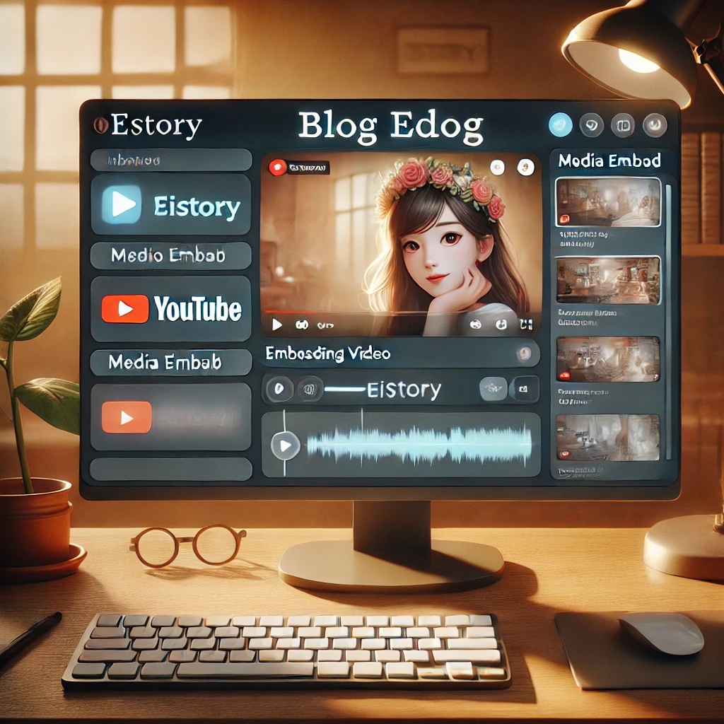 블로그 글에 동영상 추가하자