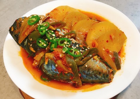 당뇨에 좋은 음식 요리 : 고등어 조림