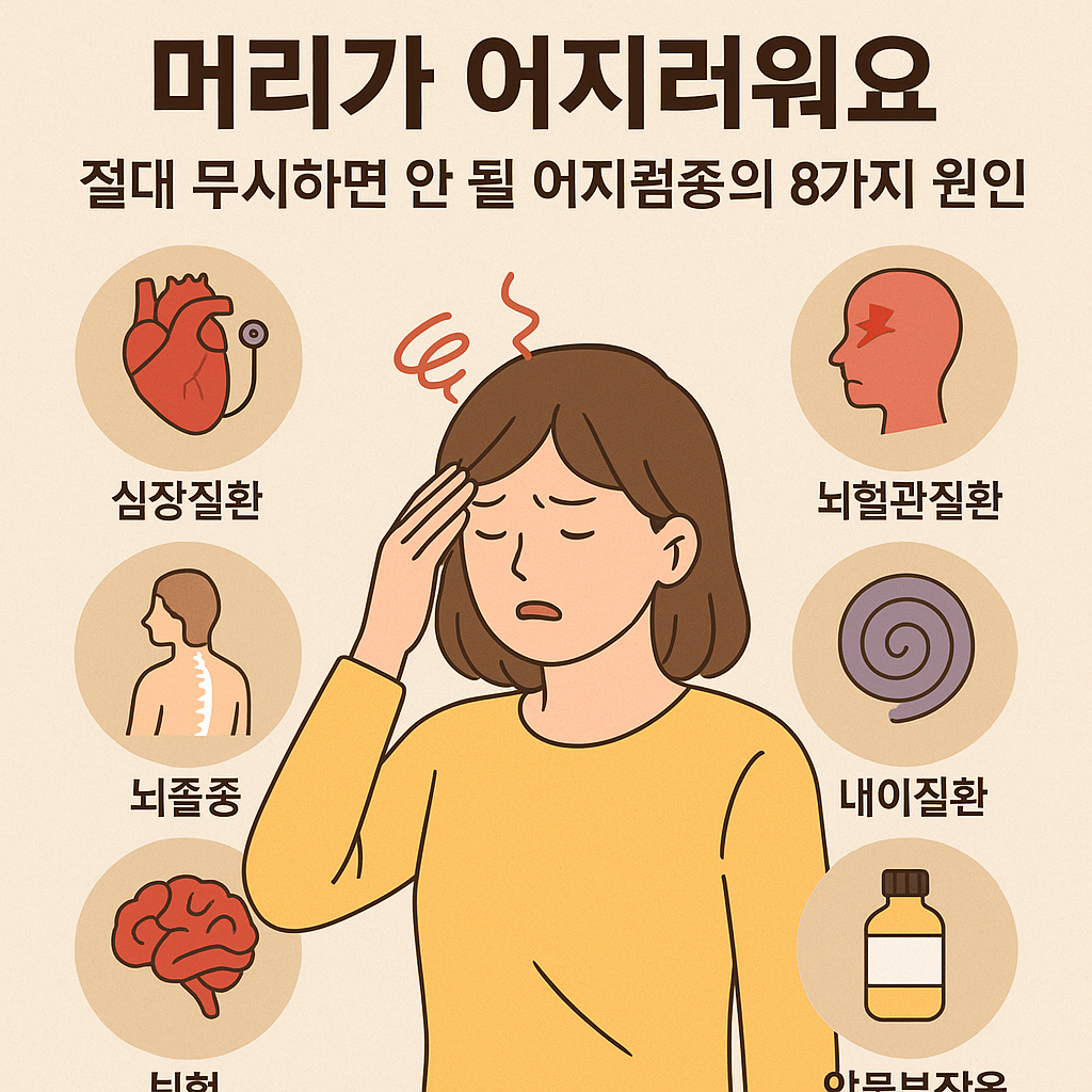 어지럼증 8가지원인