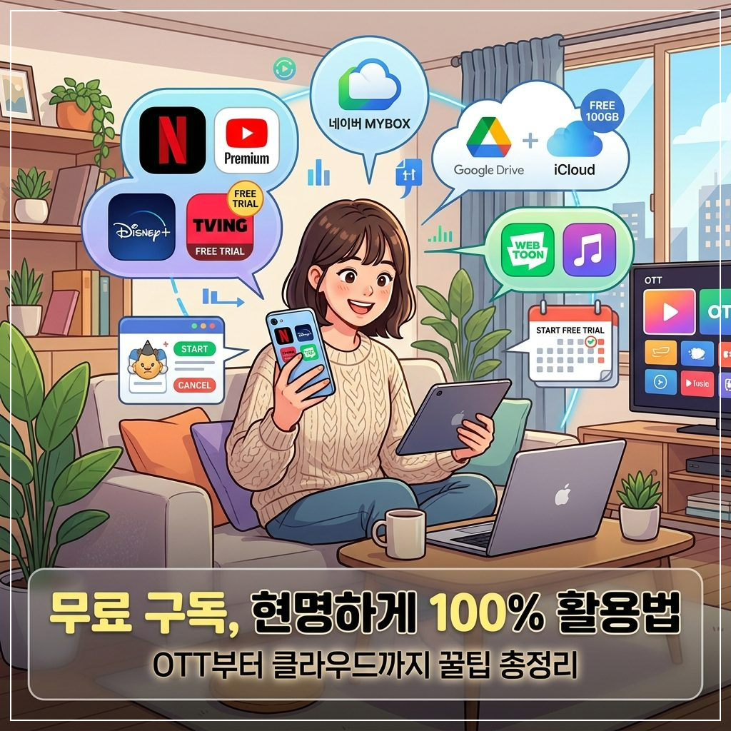 무료구독서비스활용법