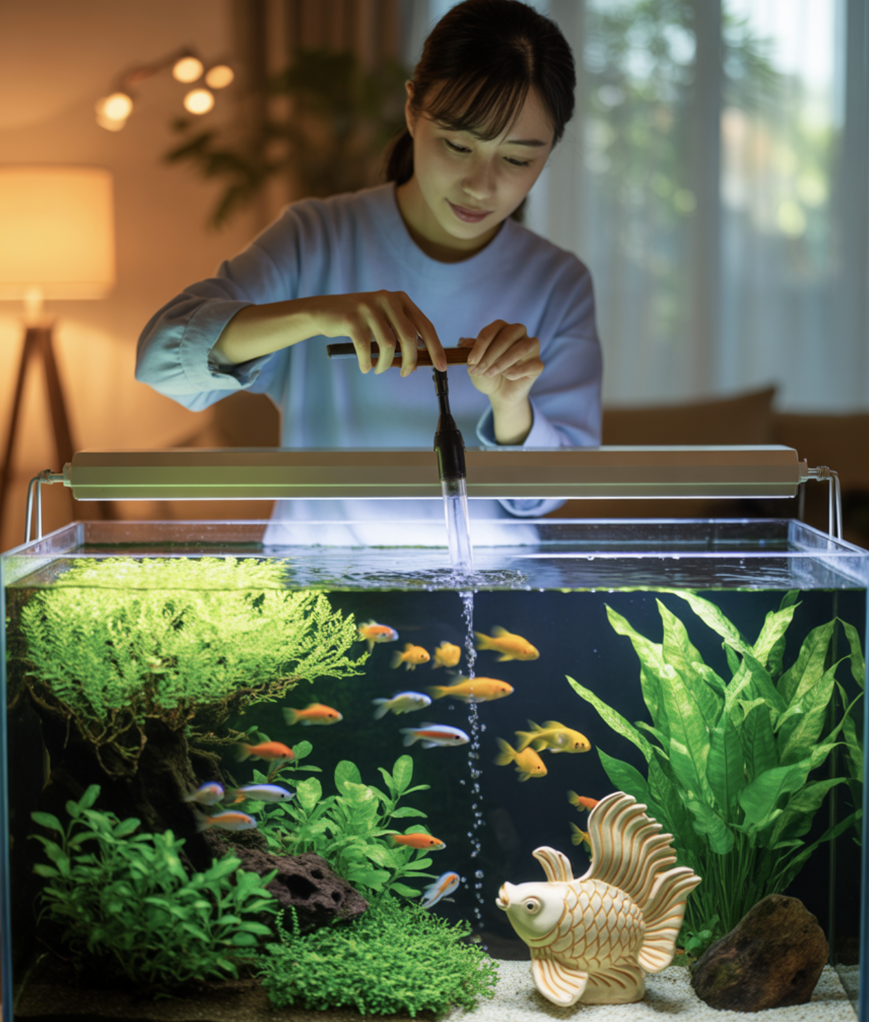 건강하게 키우는 수질 관리