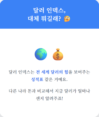 달러 인덱스, 대체 뭐길래?