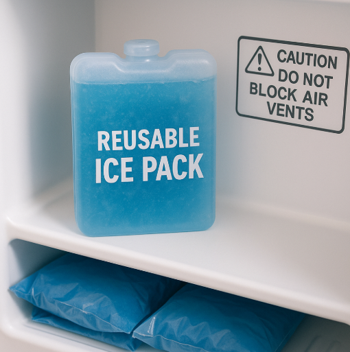 아이스팩 재사용,보관 이미지