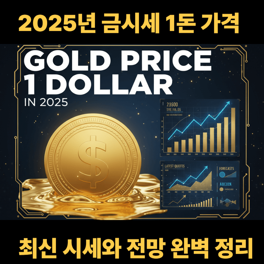 2025년 -금시세 -1돈- 가격 ❘ 최신 -시세와- 전망 -완벽-정리