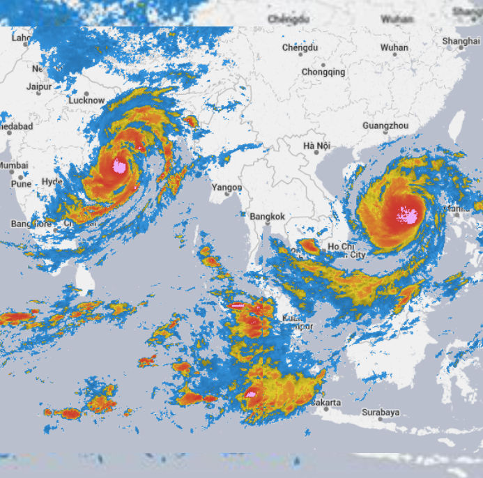 6호 태풍 위파 예상경로