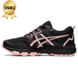 아식스 젤 벤쳐 8 W 1012A708-009&#44; 255 BLACK + FROSTED ROSE
