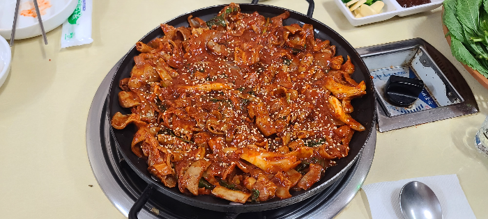 양념곱창 상대원맛집 곱창맛집 성남맛집 상대원시장 메뉴판 밑반찬 양념곱창볶음