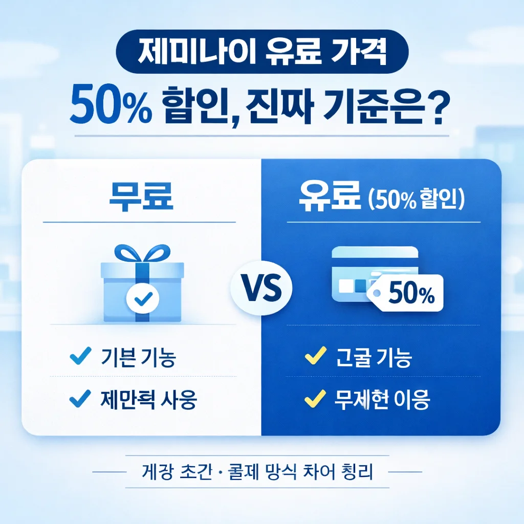 제미나이 유료 가격, 50% 할인